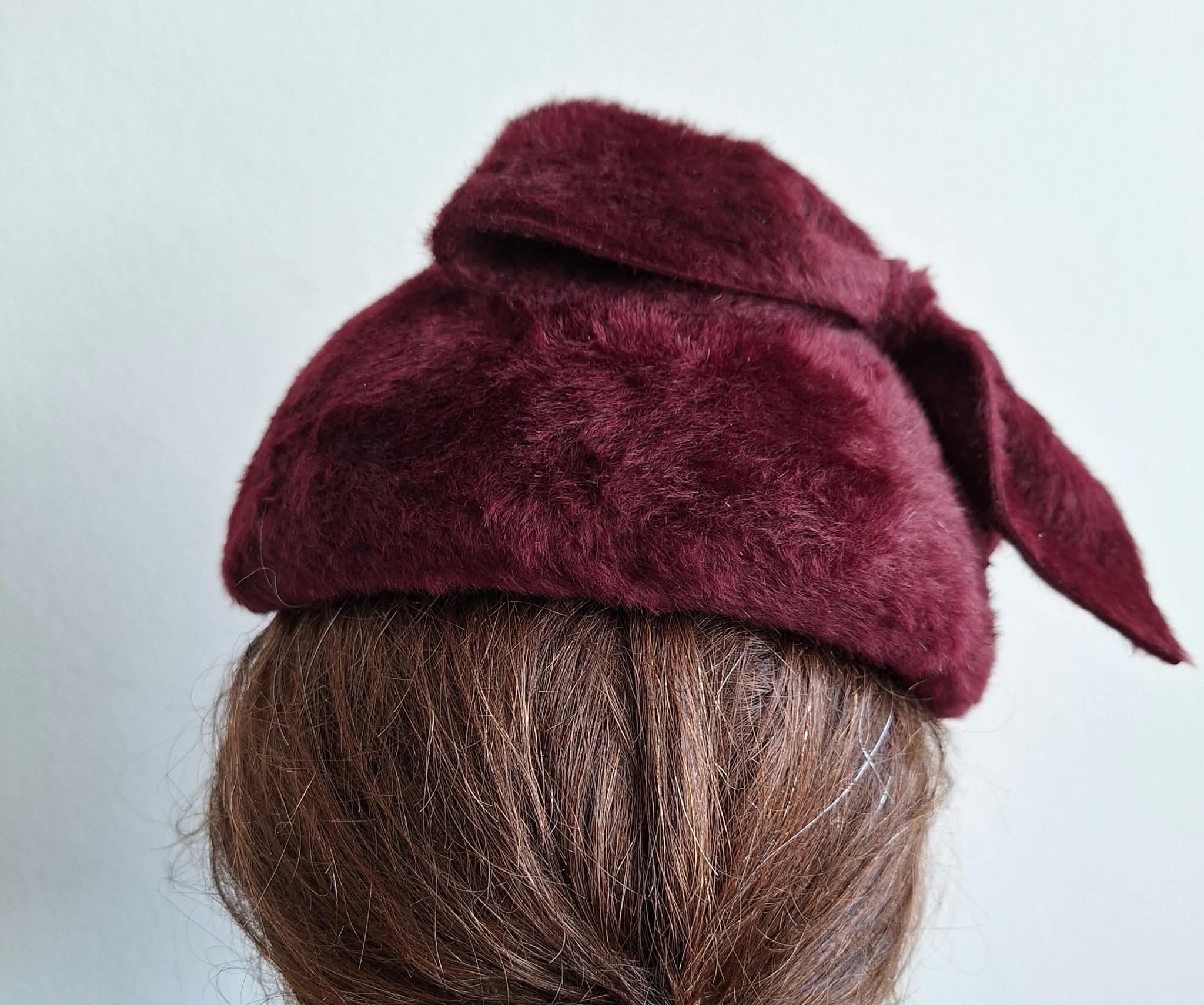 bandeau/ dopje Jorien bordeaux - Afbeelding 3