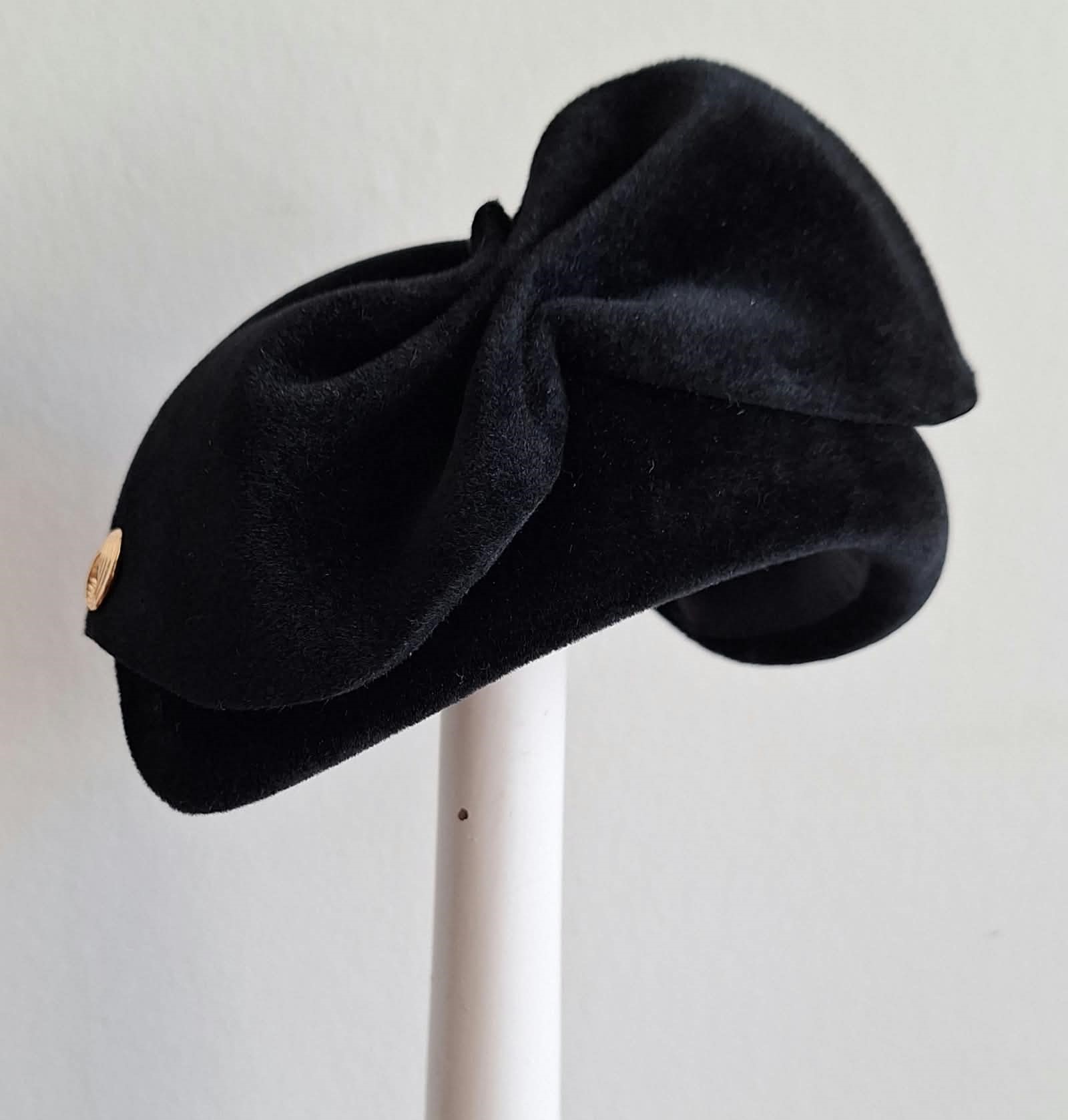 bandeau/ dopje Jorien zwart velvet